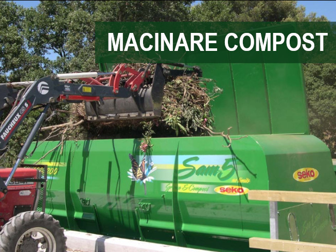 Utilaje reciclare.. Procesare/maruntire compost biomasa